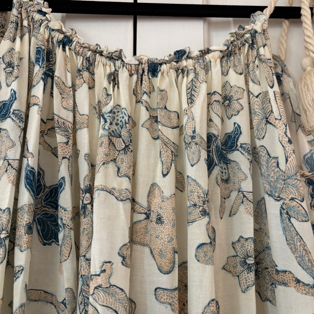 2022 Ulla‎ Johnson Cari Coverup Dress Jasmine Beach Print Size Small Resort - Picture 10 of 16